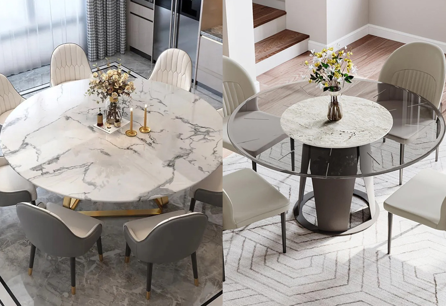 Marble vs. Glass Dining Table: Which is Right for You?