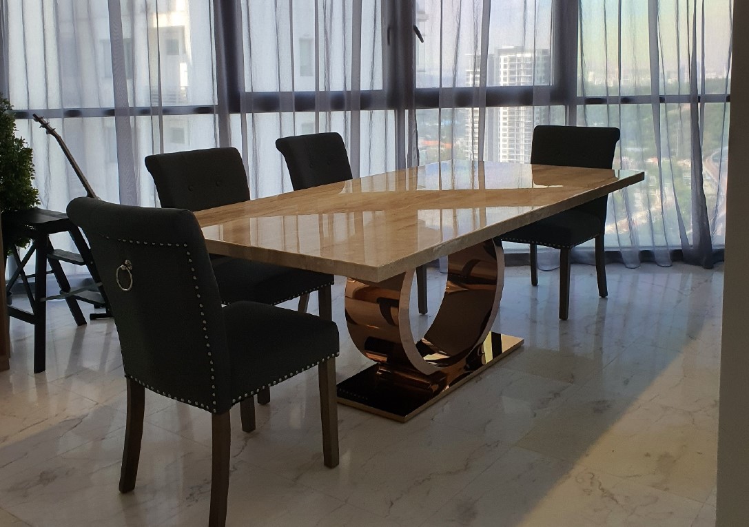 Rectangular Marble Dining Table