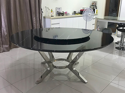 marblelous projec references - marble round dining table