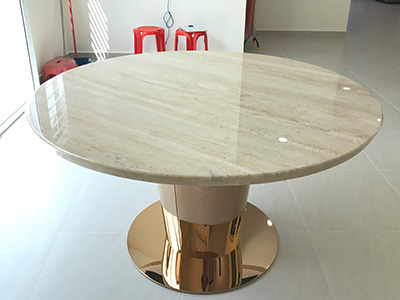 marblelous projec references - marble round dining table