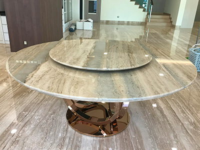 marblelous projec references - marble round dining table