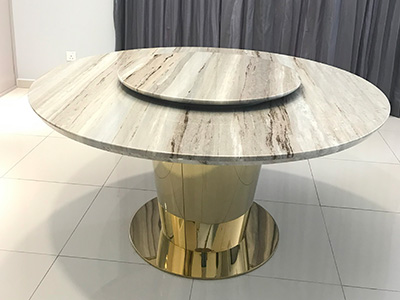 marblelous projec references - marble round dining table