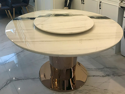 marblelous projec references - marble round dining table