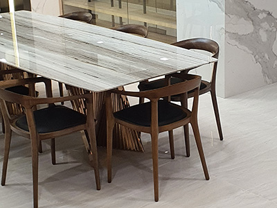 marblelous project references - marble round dining table