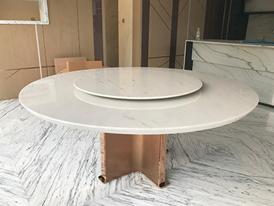 marblelous projec references - marble round dining table