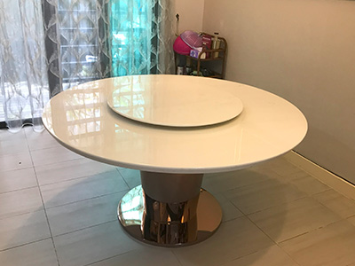 marblelous projec references - marble round dining table