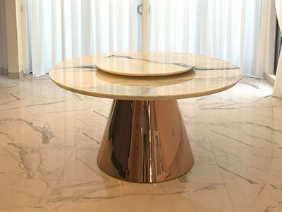 marblelous projec references - marble round dining table