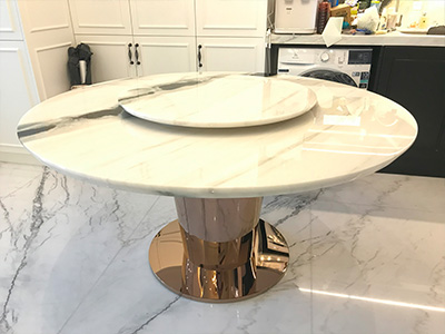 marblelous projec references - marble round dining table