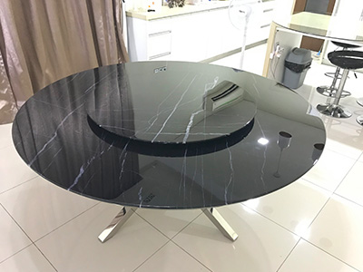 marblelous projec references - marble round dining table