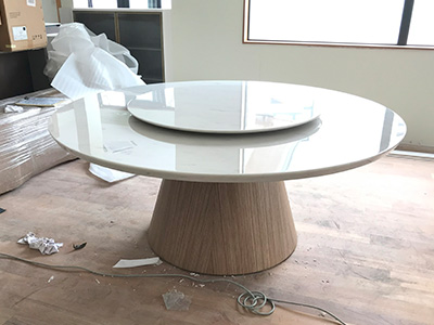 marblelous projec references - marble round dining table