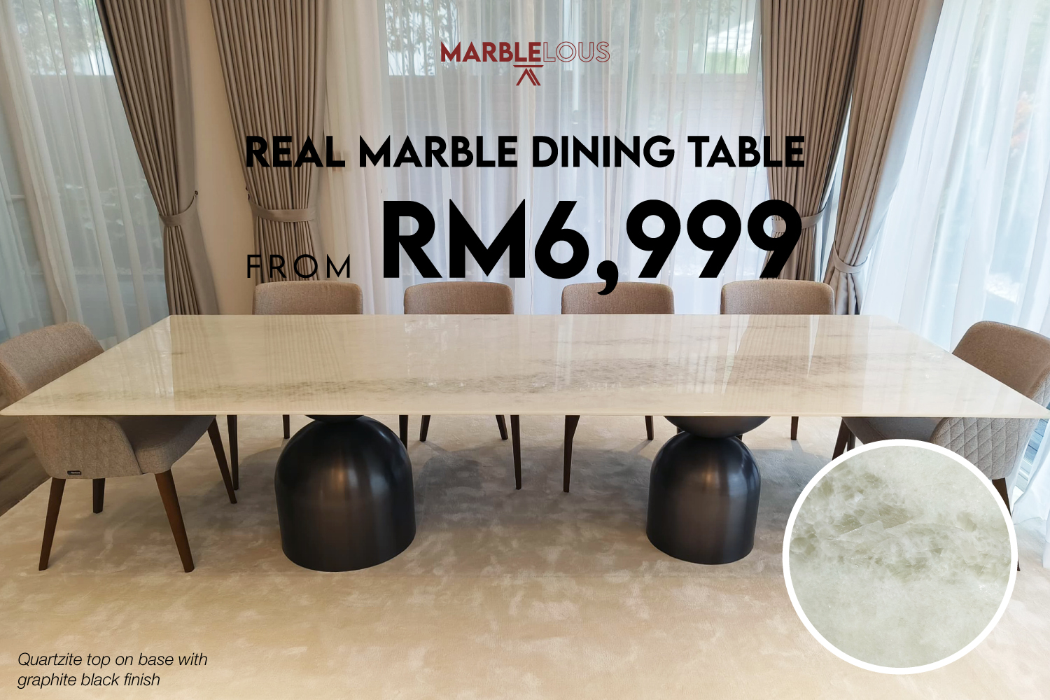 marblelous marble dining table malaysia