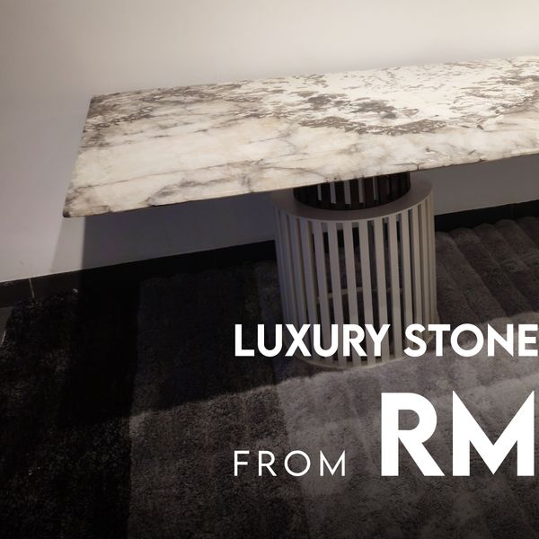 marblelous marble dining table malaysia - luxury stone dining table - From RM6999