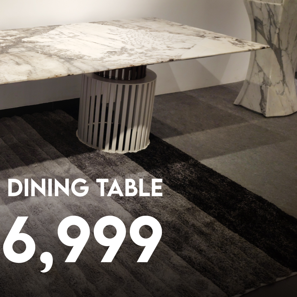 marblelous marble dining table malaysia - choose your stone & shape