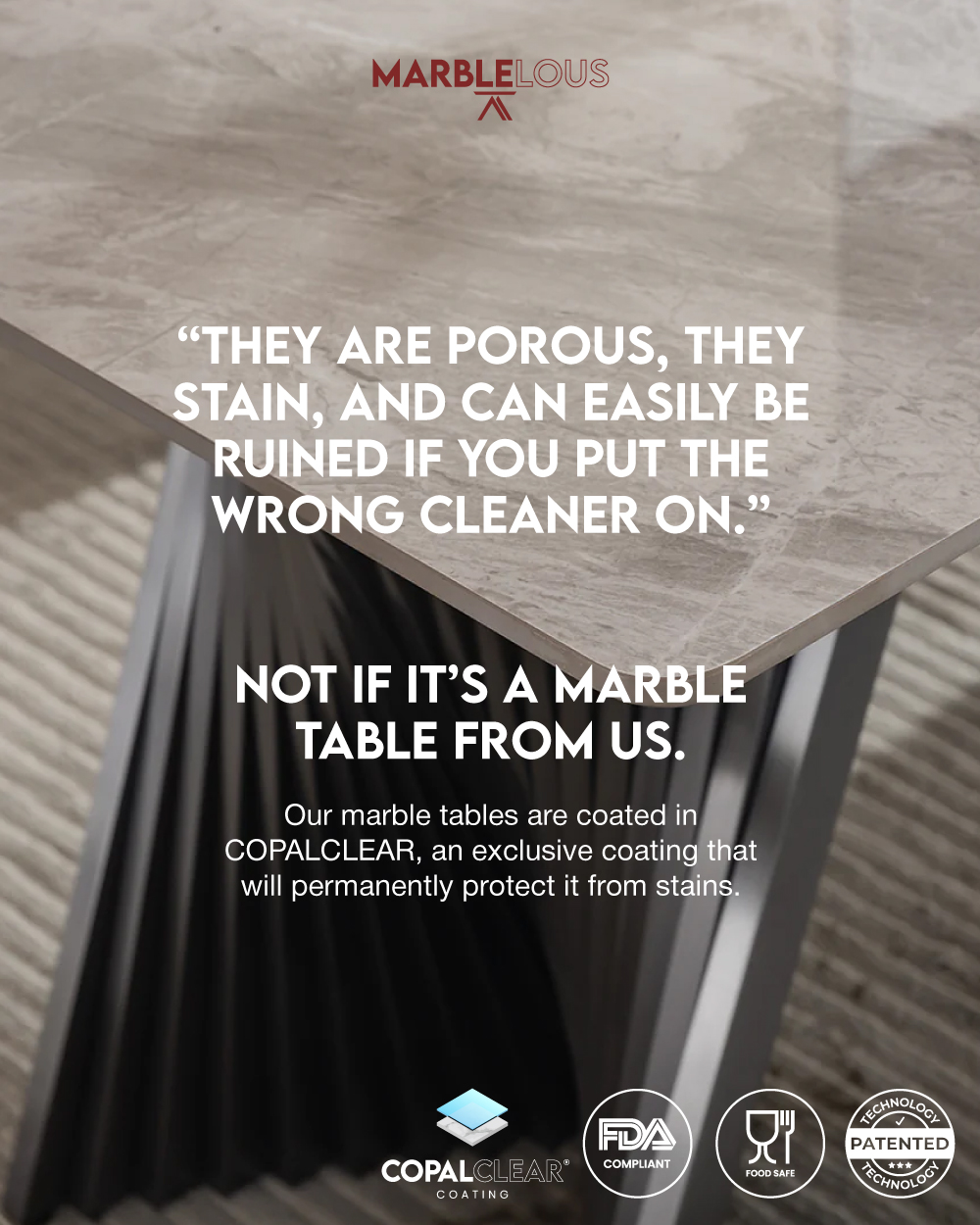 Many of our customers came to us worrying about the constant maintenance needed for marble dining table—spills, stains, and the fear of ruining their investment with the wrong cleaner.
